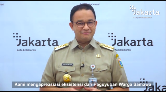 Gubernur Jakarta Anies Baswedan menyambut baik Paguyuban Warga Samawa. (IST)