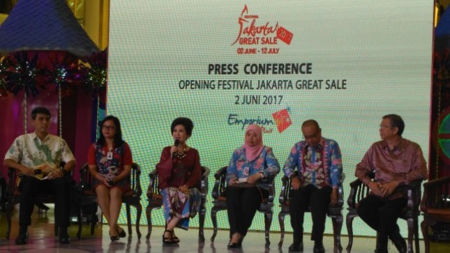 Festival Jakarta Great Sale 2017 resmi dibuka dan berakhir hingga 12 Juli 2017