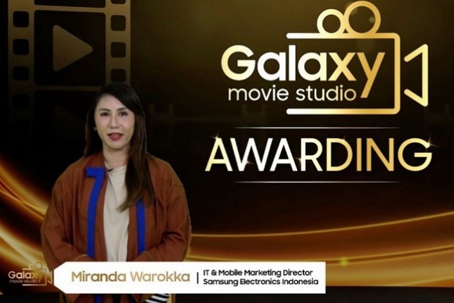 Miranda Warokka, IT & Mobile Marketing Director PT Samsung Electronics Indonesia (SEIN), merasa senang Galaxy Movie Studio dapat menjadi wadah bagi mereka yang serius berkarya untuk meraih mimpi di dunia perfilman. (Foto: Humas PT Samsung Electronics Indonesia)