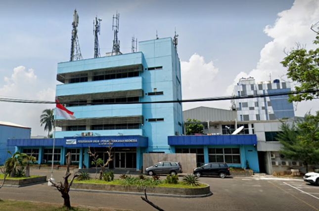 Kantor Pusat Perum Perindo di daerah Penjaringan, Jakarta Utara. 