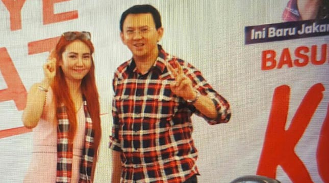 Poppy Kelly dan Basuki Tjahja Purnama
