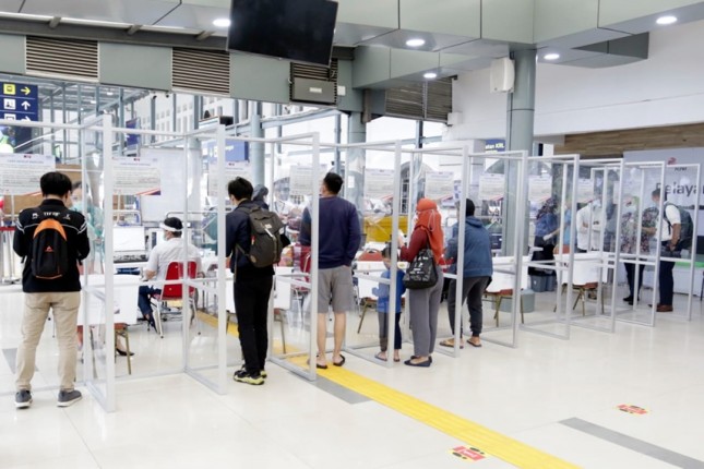 Pelanggan KA Jarak Jauh yang menggunakan hasil pemeriksaan GeNose C19