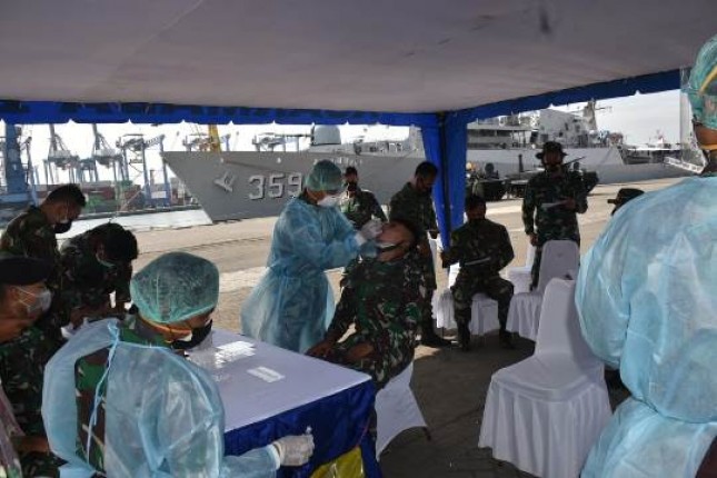 Test Swab Anitegn Prajurit Marinir