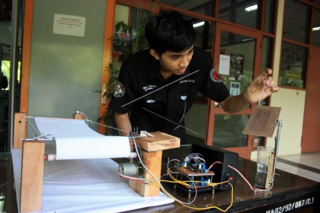 Inovasi mahasiswa Institut Teknologi Indonesi (foto ANTARA)