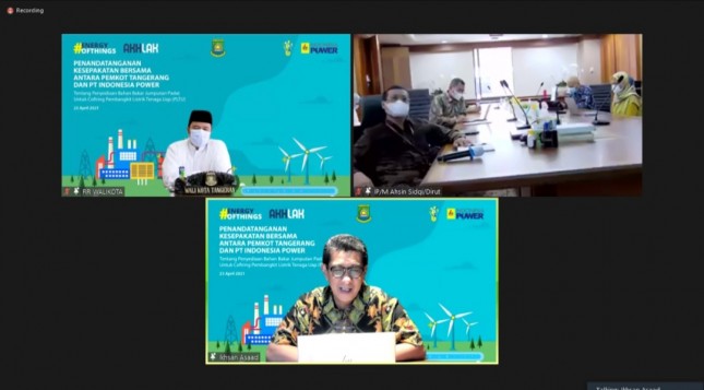 PT Indonesia Power (IP) melakukan penandatanganan kerja sama dengan Pemerintah Kota (Pemkot) 