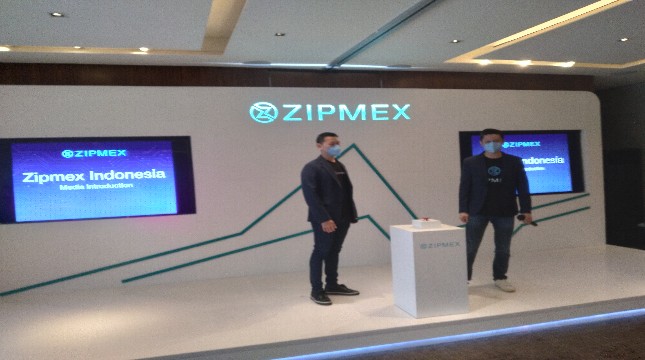 Co-Founder dan CEO Zipmex Marcus Lim bersama Co-Founder Zipmex Indonesia, Raymond Sutanto