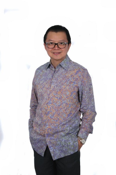 Presiden Direktur PT Triniti Dinamik Tbk, Samuel Stepanus Huang, di Jakarta, Senin (14/6).
