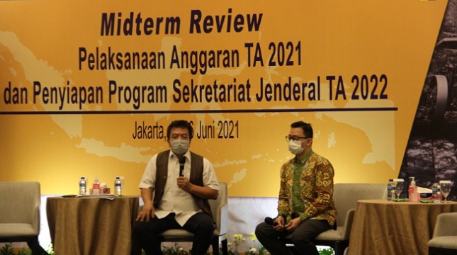 Midterm Review Pelaksanaan Anggaran TA 2021 dan Penyiapan Program Sekretariat Jenderal TA 2022