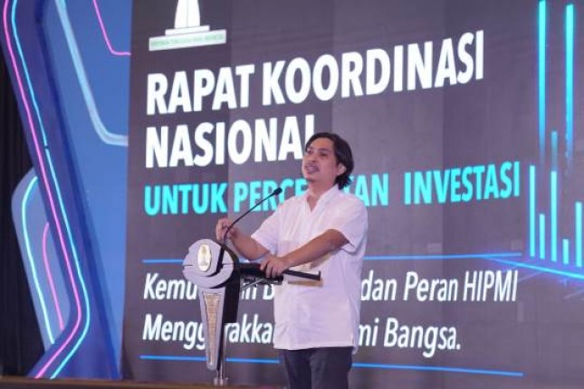 Ketua Umum Badan Pengurus Pusat Himpunan Pengusaha Muda Indonesia (BPP HIPMI), Mardani H. Maming 