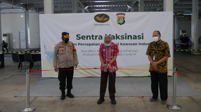 Jababeka berikan 1.250 vaksin ke masyarakat Kabupaten Bekasi