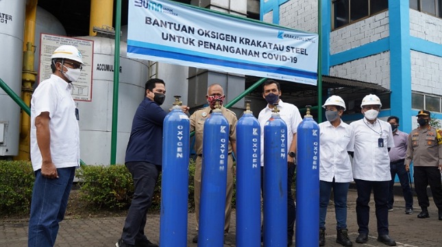 Bantuan oksigen Krakatau Steel 