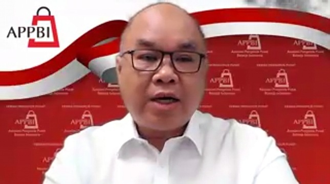 Ketua Umum Asosiasi Pengelola Pusat Belanja Indonesia (APPBI) Alphonzus Widjaja