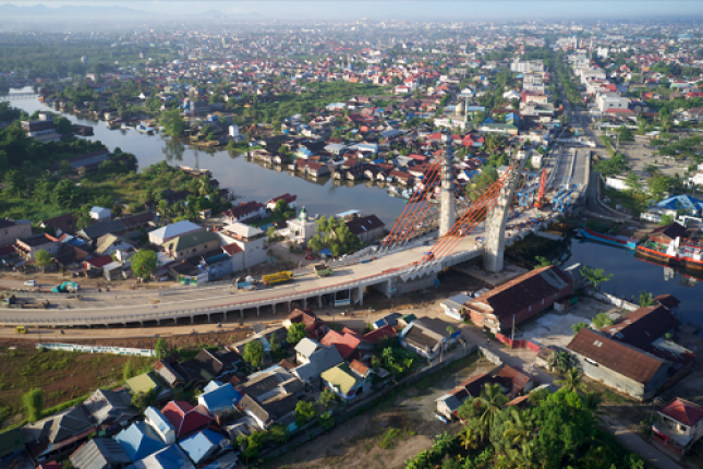 Kabar Gembira untuk Masyarakat Kalsel, Jembatan Melengkung Pertama di Indonesia