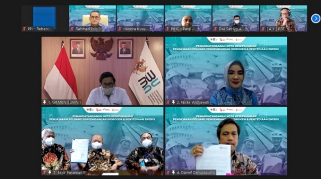Pupuk Indonesia dan Pertamina NRE Bidik Pengembangan Hidrogen