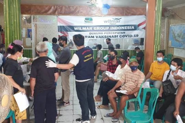 Vaksinasi oleh Wilmar Group Indonesia