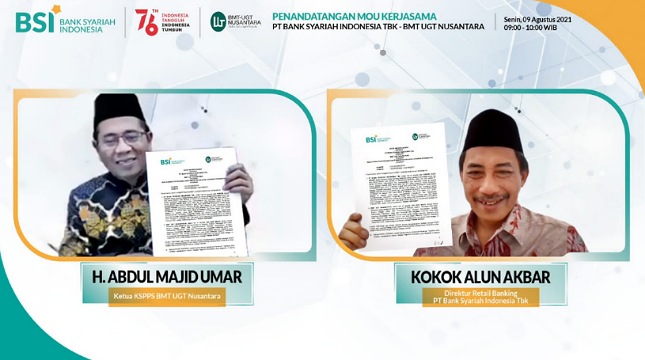  BSI jalin kerjasama KSPPS BMT-UGT Nusantara