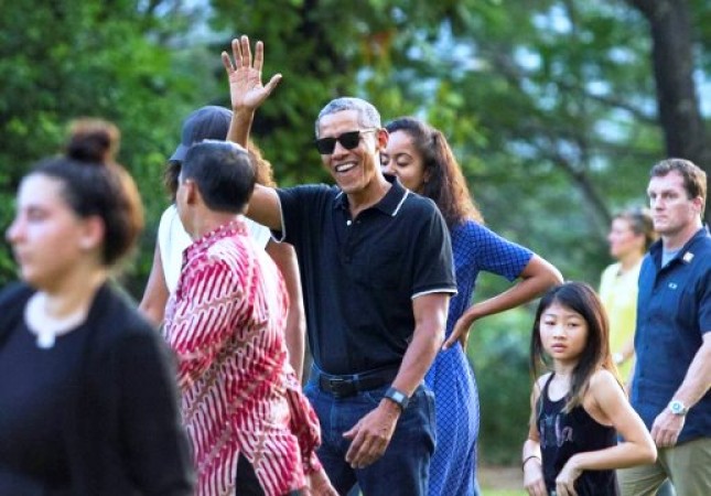 Barack Obama dan keluarga berlibur di Yogyakarta (Foto Ist)
