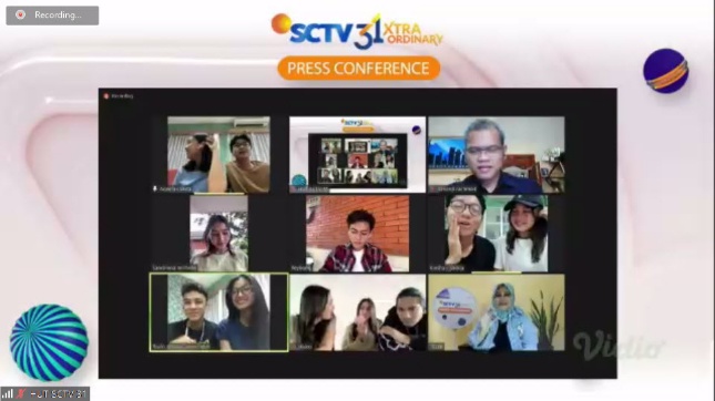 Press conference virtual 31 tahun SCTV
