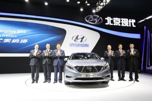 peluncuran Hyundai All new Sonata di Beijing China (images by ChinaDaily)
