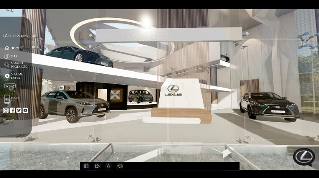 Lexus Immersive World, Pameran Virtual Pertama yang Digelar Lewat Mobile Application