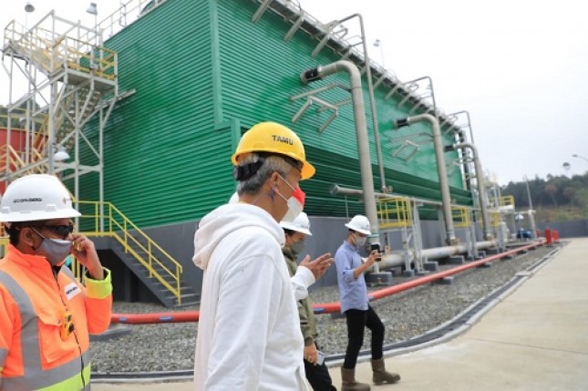 Gubernur Jawa Tengah Ganjar Pranowo mendorong pengembangan proyek geothermal di kawasan Dieng