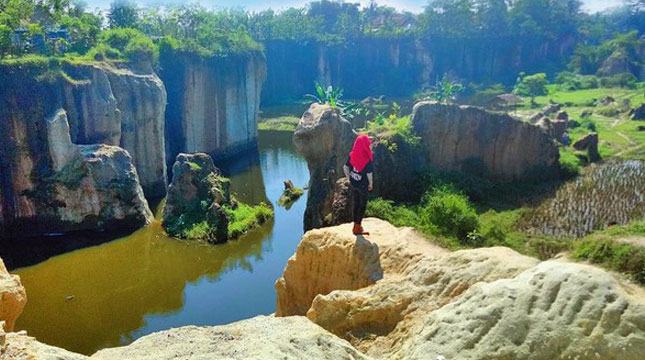 Wisata Tebing Kopo Maja atau yang disebut dengan Tebing Koja di Kecamatan Solear, Kabupaten Tangerang (Foto:ruby.nufa/Instagram)