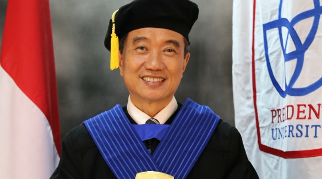 Guru Besar Bidang Manajemen President University Prof. Dr. Chairy