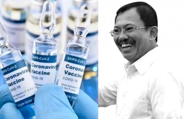 Dokter Terawan dan Ilustrasi Vaksin (foto Kolase)
