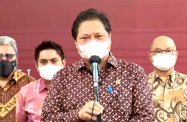 Menko Perekonomian Airlangga Hartarto
