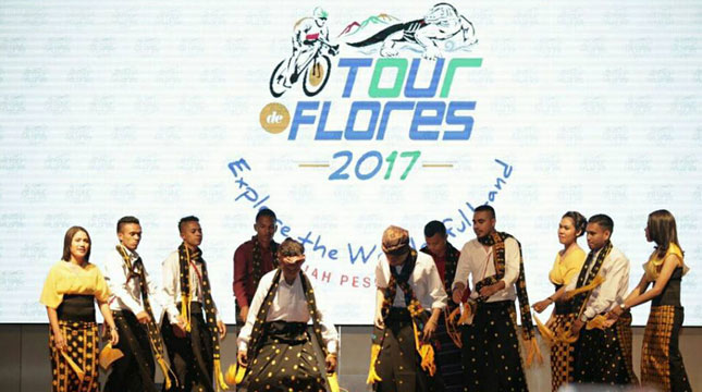 Launching Event Tour de Flores 2017 di Balairung Soesilo Soedarman, Kantor Kementerian Pariwisata, Jakarta (Foto:facebook.com/kemenpar)
