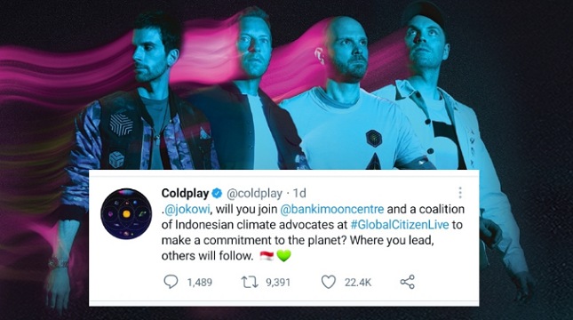Twit Coldplay 