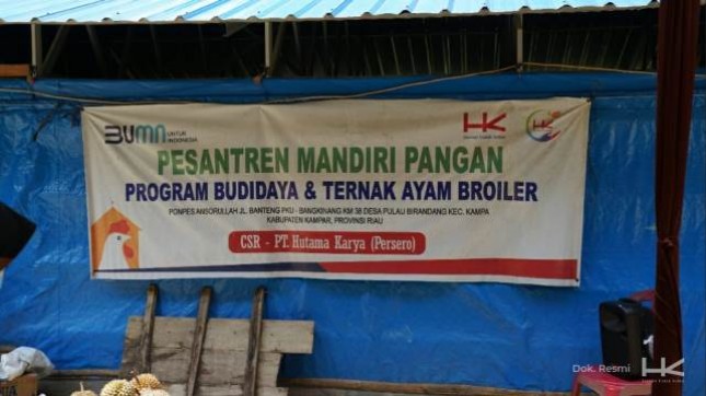 PT Hutama Karya (Perseo) Dukung Program Mandiri Pangan Riau