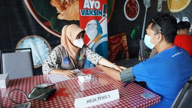 Senin (20/9/2021) - Kegiatan vaksinasi di Sentra Vaksinasi Indonesia Pasti Bisa Kota Semarang