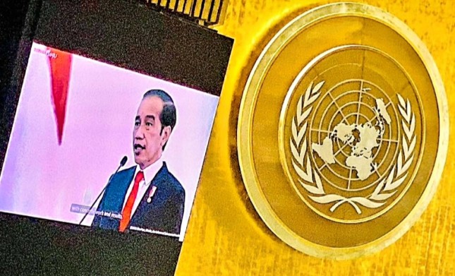 Presiden Jokowi Pidato di Sidang Majelis PBB