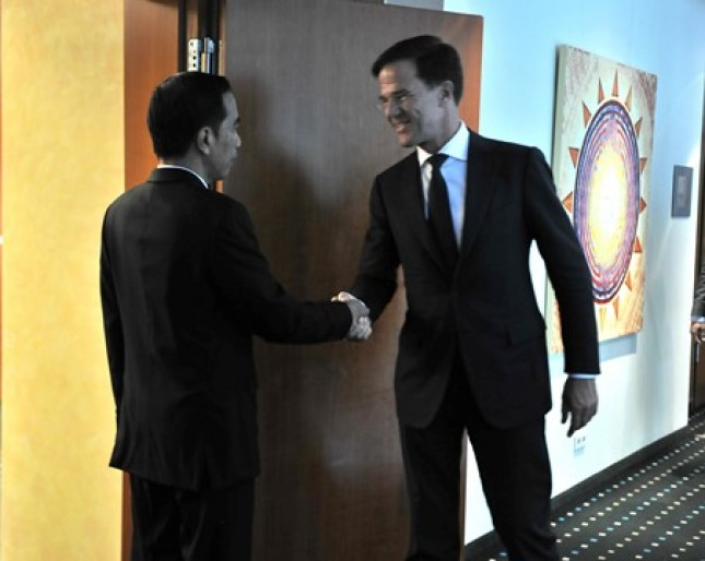 Presiden Jokowi dan PM Belanda Mark Rutte di KTT G20 (Foto Setkab) 