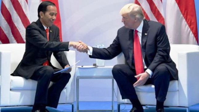 Presiden Jokowi dan Presiden Donald Trump di KTT G20 (Foto Setpres)