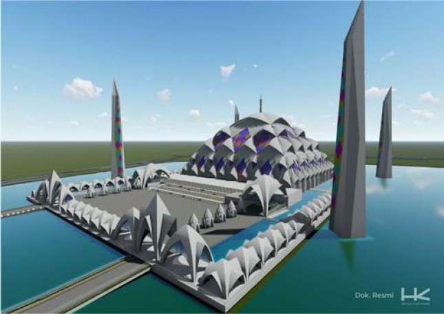 desain masjid al jabbar