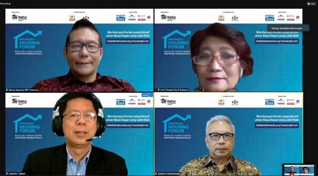 Konferensi pers virtual Indonesia Housing Forum 2021