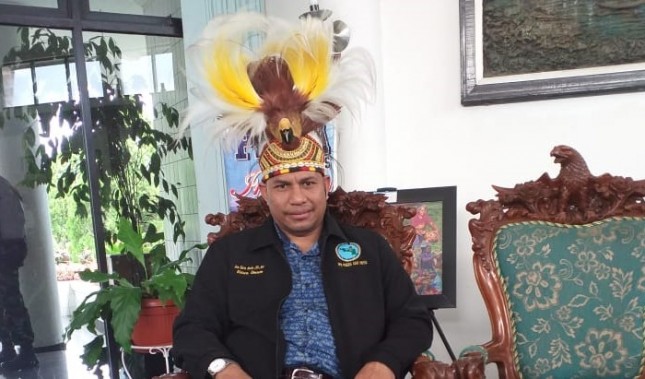 Ketua Umum Dewan Pimpinan Pusat (DPN) Pemuda Adat Papua, Jan Christian Arebo 