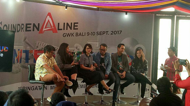 Jumpa Pers Soundrenaline, 9-10 September 2017 Mendatang di Garuda Wisnu Kencana, Bali (Dinar Aviyani/Industry.co.id)