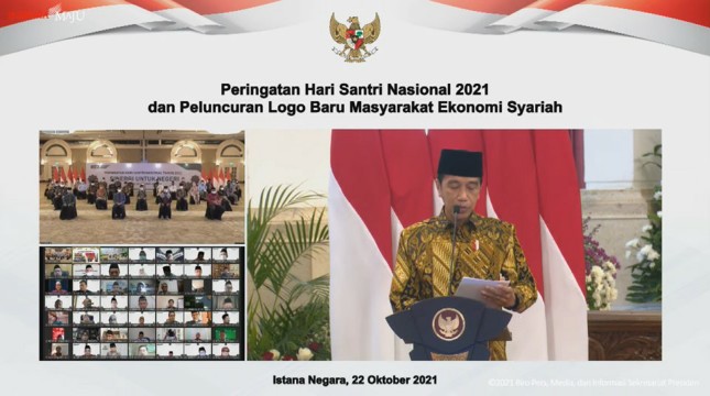 Presiden Joko Widodo (Jokowi) mengatakan, Indonesia sebagai negara dengan penduduk muslim terbesar di dunia harus menjadi pemain utama dalam ekonomi syariah dan industri halal di dunia. 