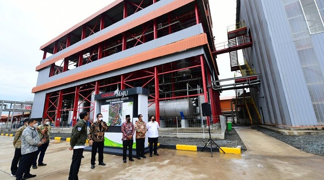 Presiden Jokowi resmikan Proyek Pabrik Biodiesel 