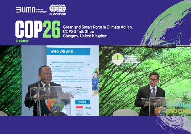 Komitmen BUMN Kembangkan Green & Smart Port dalam Mendukung Mitigasi Perubahan Iklim Di Cop26 