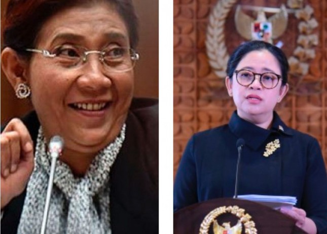 Susi Pudjiastuti dan Puan Maharani