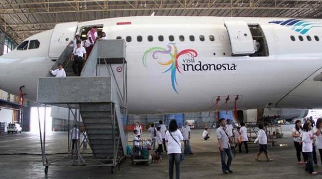 Ilustrasi: Hanggar Maskapai Garuda Indonesia