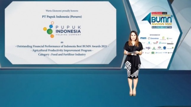 Pupuk Indonesia Persero Peroleh Penghargaan Agricultural Productivity Improvement Program 
