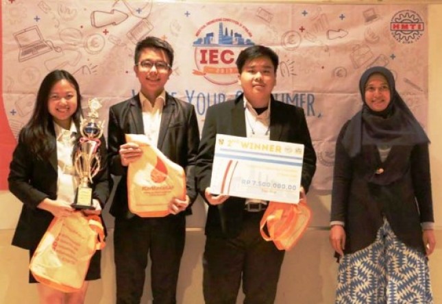 Mahasiswa President University Juara Termuda di IECA 2017 (Foto Cikarang Pos)