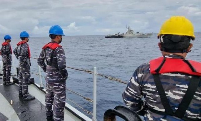  Prajurit Jajaran TNI AL Siap Siaga Amankan Perairan Natuna Utara