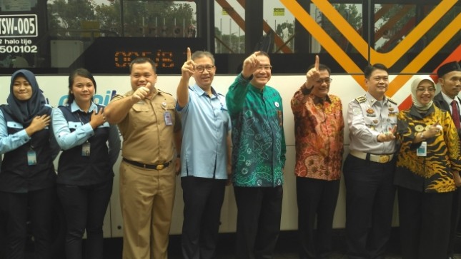 BNI Syariah Fasilitasi Pembiayaan Bus Transjakarta Rp 168 Miliar Dukung Penyediaan Transportasi layak di DKI Jakarta, Selasa (18/7/2017) Foto: Fadli Industry.co.id
