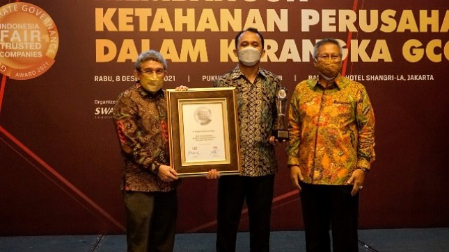 Pupuk Kaltim Raih The Most Trusted Company 2021